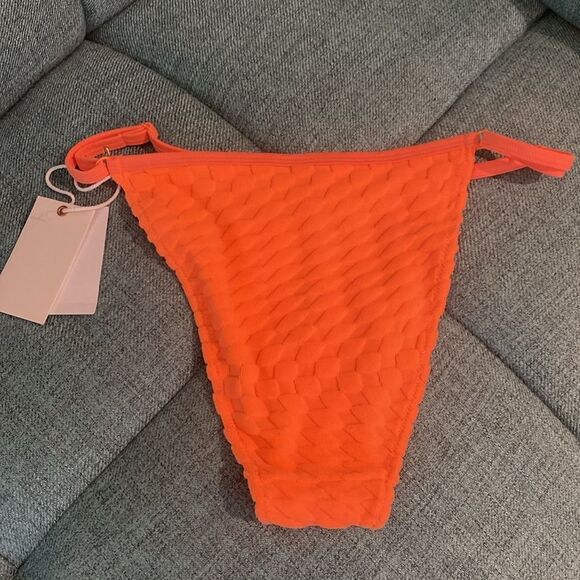 Good American Orange Cream Bikini Swim Bottoms - Picture 5 of 5